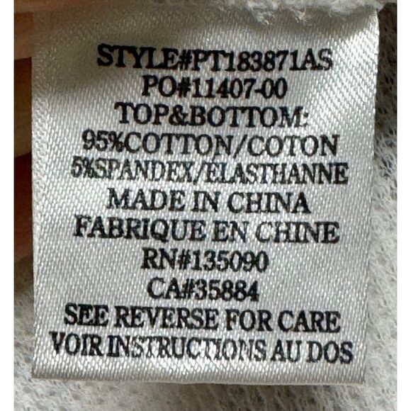 ALTAR'D STATE Two Piece Waffle Knit Pajama Set, Llama Novelty Print, Sz S - Picture 10 of 11